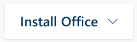 Screenshot of the "Install Office" button on 365.lincoln.ac.uk.