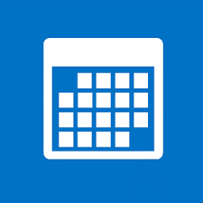 Icon for Windows Calendar. Screenshot.